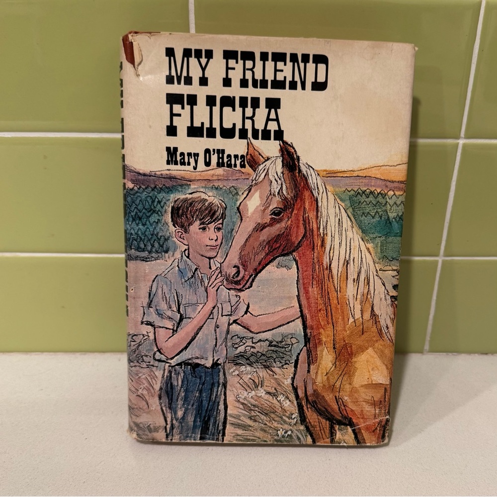 Vintage Hardcover Edition of the Classic Novel My Friend Flicka by Mary O'Hara